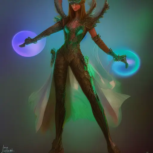 03587-2512826424-titania waframe battle armor realistic photo anaglyph agtie, highly detailed, halo light, bokeh, vivid colors, greens and blues,.webp
